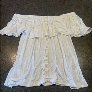 White soft and sexy shirt